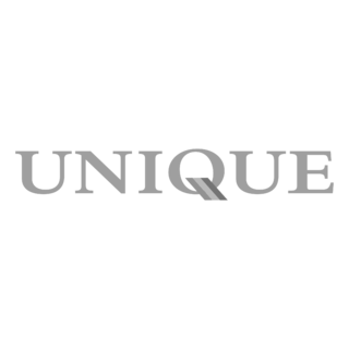 Unique Logo Black and White