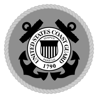 United States Coast Guard Logo Black and White