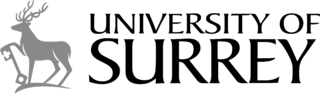 University of Surrey Logo Black and White