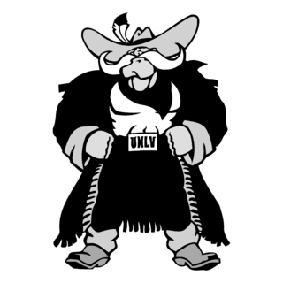 UNLV Rebels Logo Black and White (1)