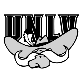 UNLV Rebels Logo Black and White