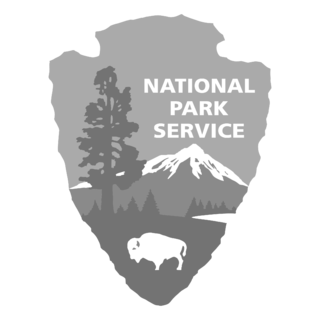 US National Park Service Logo Black and White