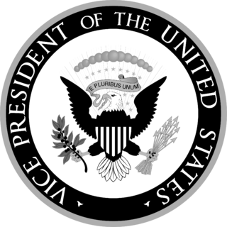 US Vice President Seal Logo Black and White