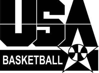 USA Basketball Logo Black and White