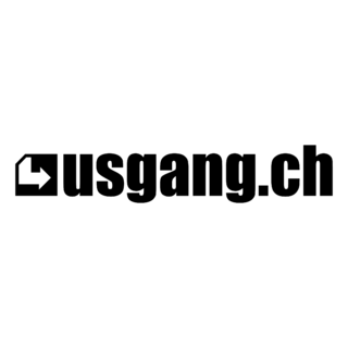 usgang.ch Logo Black and White