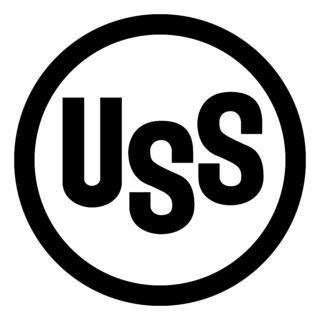 USS Logo Black and White