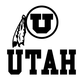 Utah Utes Logo Black and White (1)