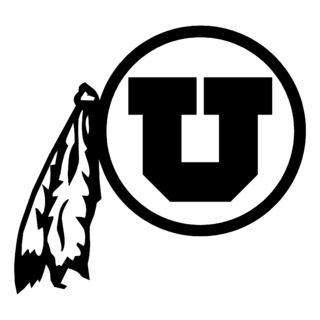 Utah Utes Logo Black and White (2)