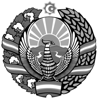 Uzbekistan Logo Black and White