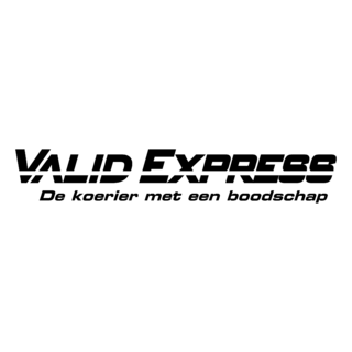 Valid Express Logo Black and White