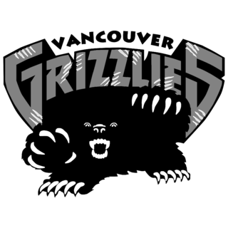 Vancouver Grizzlies Logo Black and White