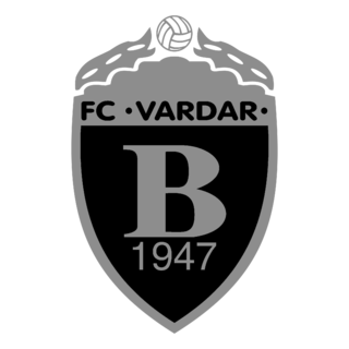 Vardar Logo Black and White