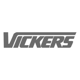 Vickers Logo Black and White