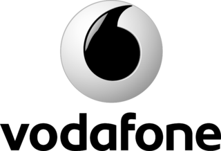 Vodafone Logo Black and White