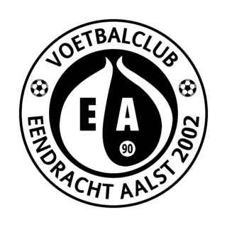 Voetbalclub Eendracht Aalst 2002 Logo Black and White