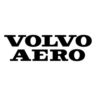 Volvo Aero Logo Black and White