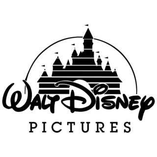 Walt Disney Pictures Logo Black and White