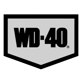 WD 40 Logo Black and White