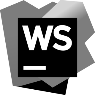 WebStorm Icon Logo Black and White