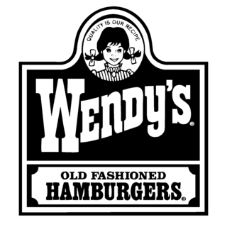 Wendy’s Logo Black and White