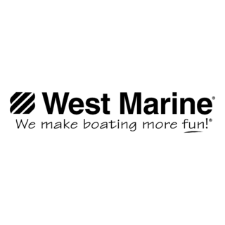 West Marine Logo Black and White