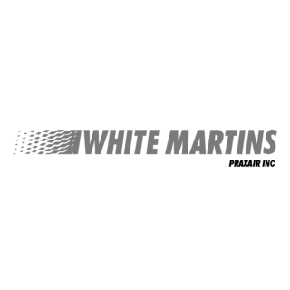 White Martins Logo Black and White