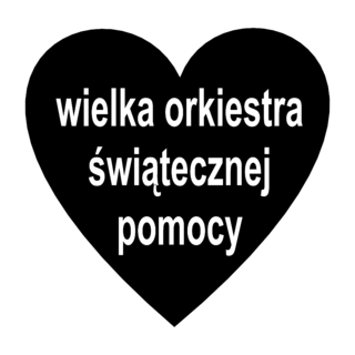 Wielka Orkiestra Swiatecznej Pomocy Logo Black and White