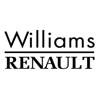 Williams Renault F1 Logo Black and White