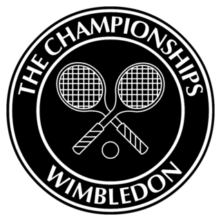 Wimbledon Logo Black and White