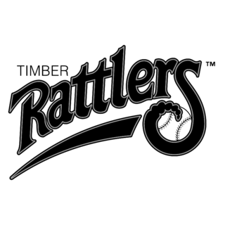 Wisconsin Timber Rattlers Logo Black and White