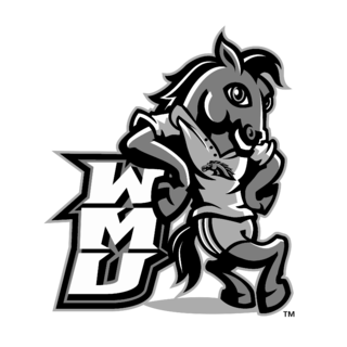 WMU Broncos Logo Black and White (2)