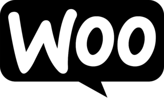 WooCommerce Logo Black and White