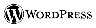 WordPress Logo Black and White