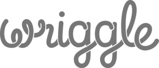 Wriggle Logo Black and White