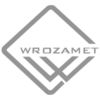 Wrozamet Logo Black and White