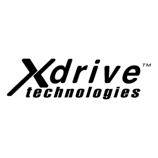 Xdrive Technologies Logo Black and White