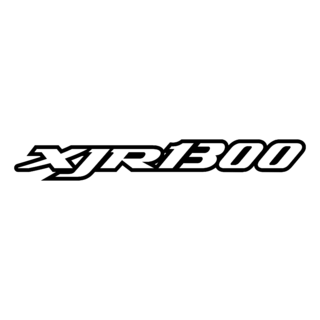 XJR1300 Logo Black and White