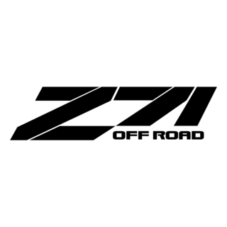 Z71 Off Road Logo Black and White