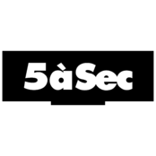 5aSec Logo Black and White