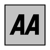 AA Logo Black and White