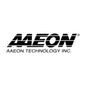 AAEON Logo Black and White