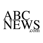 ABC News com Logo Black and White