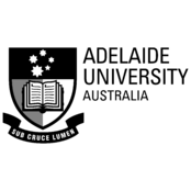 Adelaide University Logo Black and White