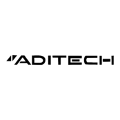 Aditech Logo Black and White