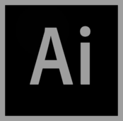 Adobe Illustrator CC Logo Black and White