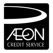 AEON Credit Service Logo Black and White