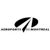 Aeroports de Montreal Logo Black and White