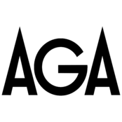Aga Logo Black and White