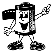 Agfacolour Logo Black and White