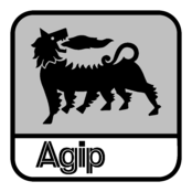 Agip Logo Black and White
